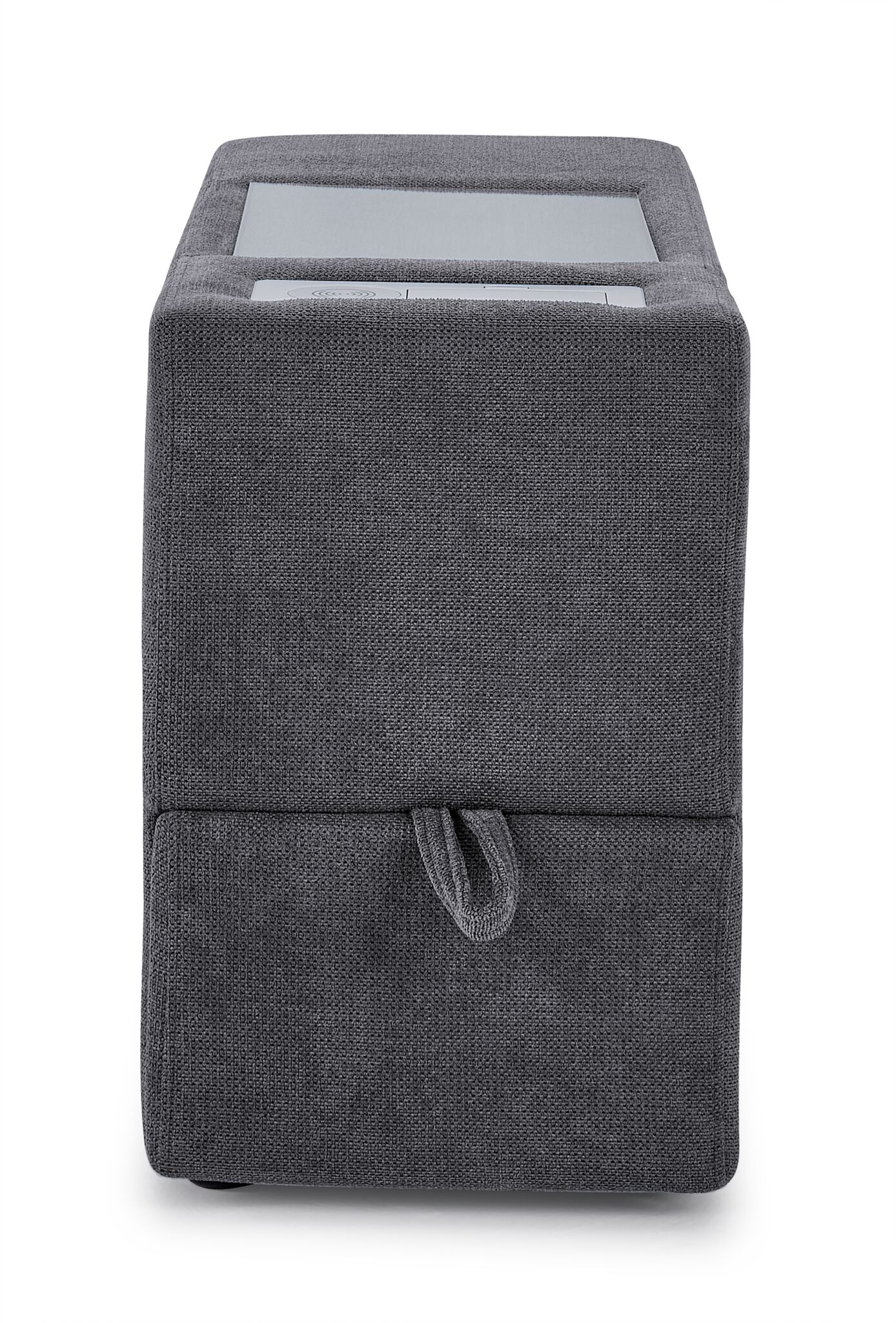 Feeling Connected - Connex 6-Piece Modular Sectional with Drawer Console - Light Grey