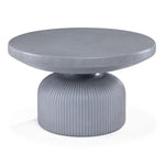 Crete Outdoor Concrete Coffee Table - Weathered Grey