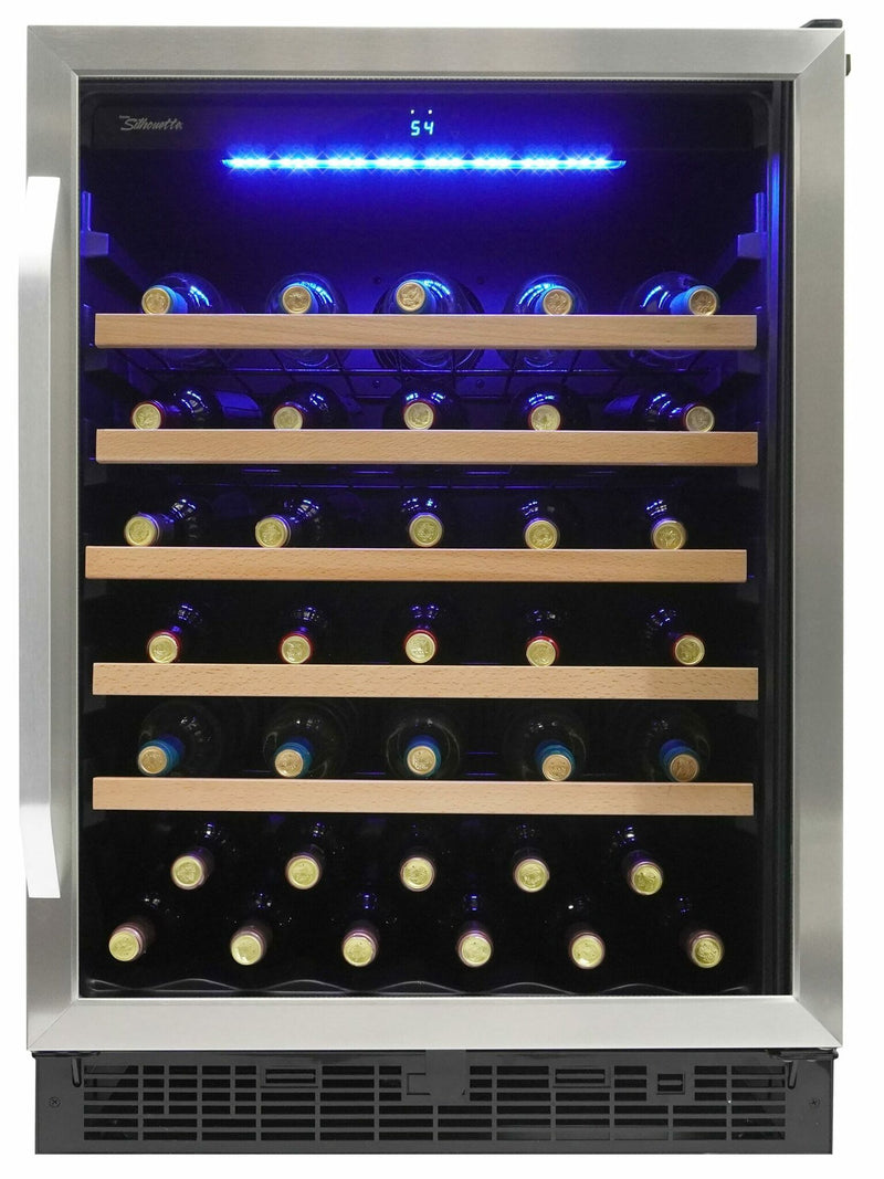 Danby Silhouette Stainless Wine Cooler 50 Bottle SWC057D1BSS Leon's