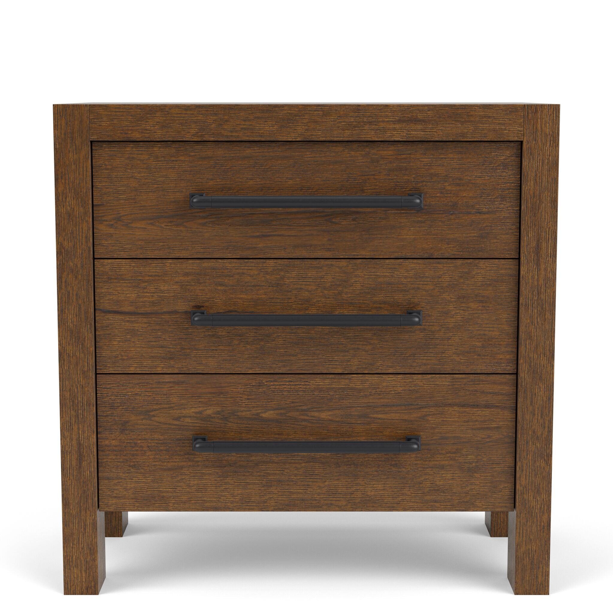Davie Night Table - Whiskey Barrel Oak