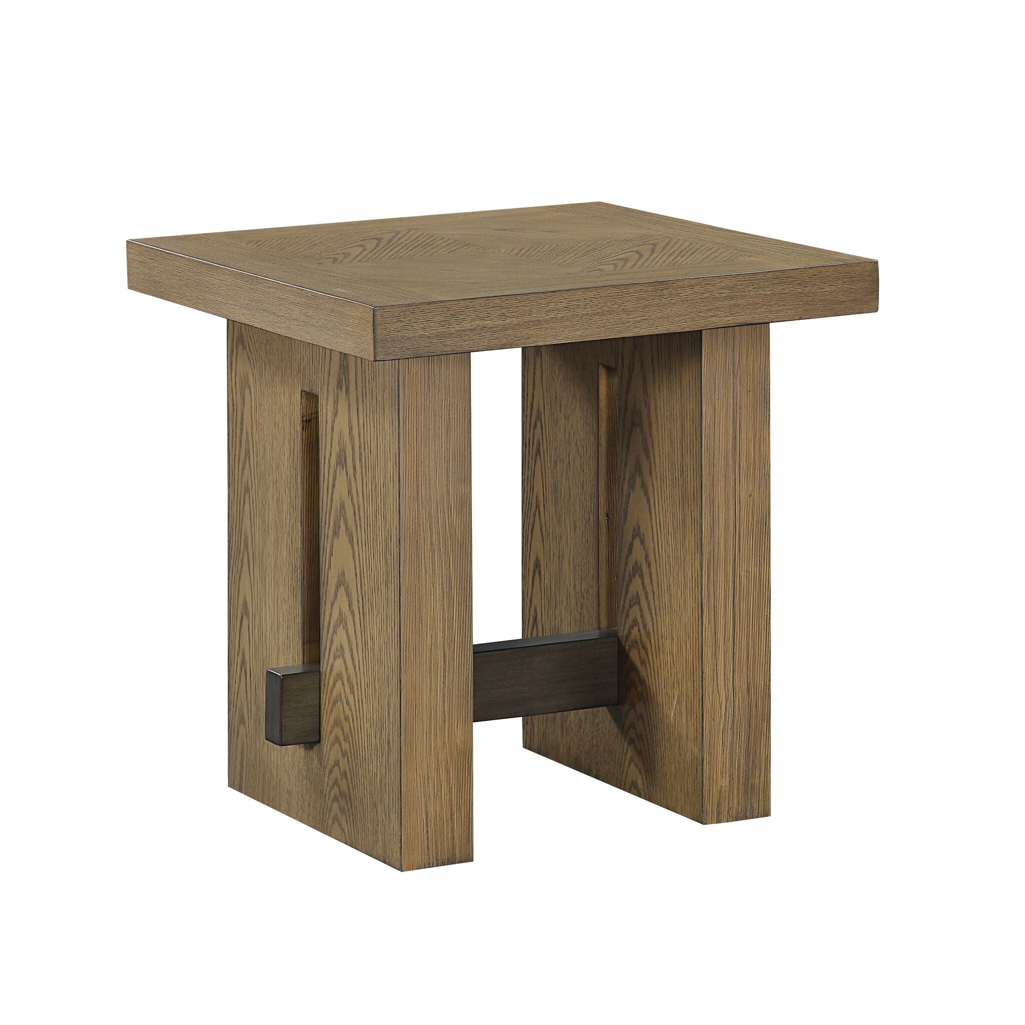 Deacon 19.75" End Table - Two-Tone Oak