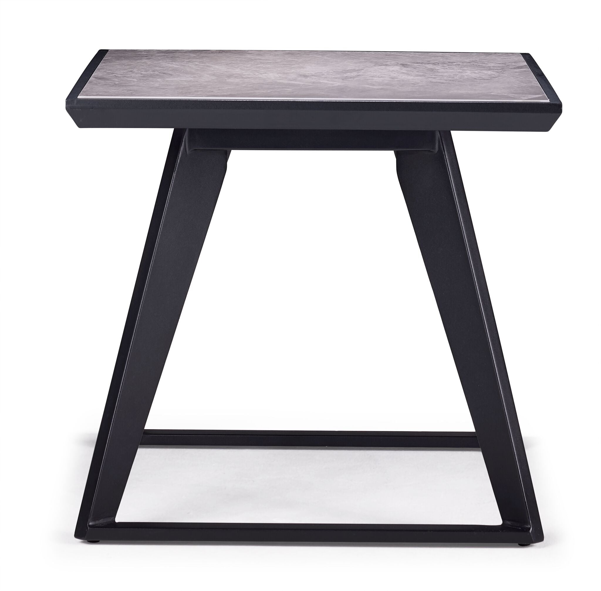 Drake 21.75" End Table - Black, Grey