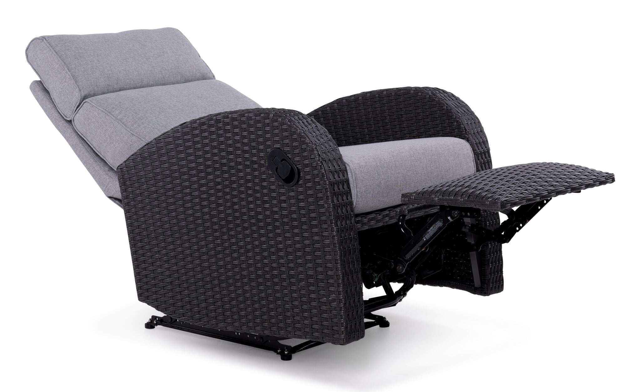 Drexel Outdoor Recliner - Grey, Black