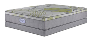 In Full Bloom - BeautySleep Max Drift Euro Top Medium Queen Mattress and Low Profile Boxspring Set