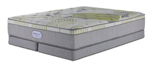 In Full Bloom - BeautySleep Max Drift Euro Top Medium Queen Mattress and Low Profile Split Boxspring Set