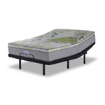In Full Bloom - BeautySleep Max Drift Euro Top Medium Queen Mattress and L2 Motion Adjustable Base