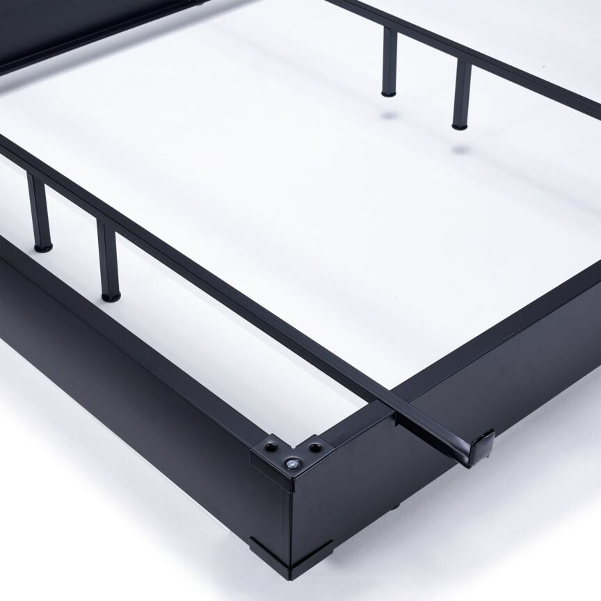 Elara 6" Queen Platform Bed Base - Black