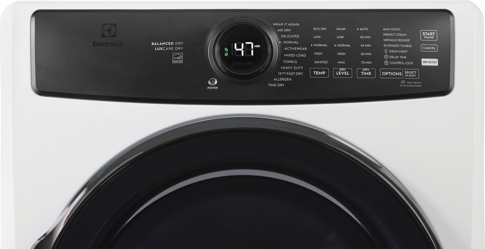 Electrolux Matte White Front Load Perfect Steam™ Gas Dryer with LuxCare® Dry and Instant Refresh (8.0 Cu. Ft.) - ELFG7738MW