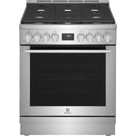 Electrolux Stainless Steel Freestanding Dual-Fuel Range (4.6 Cu. Ft.) - ECFD3068AS