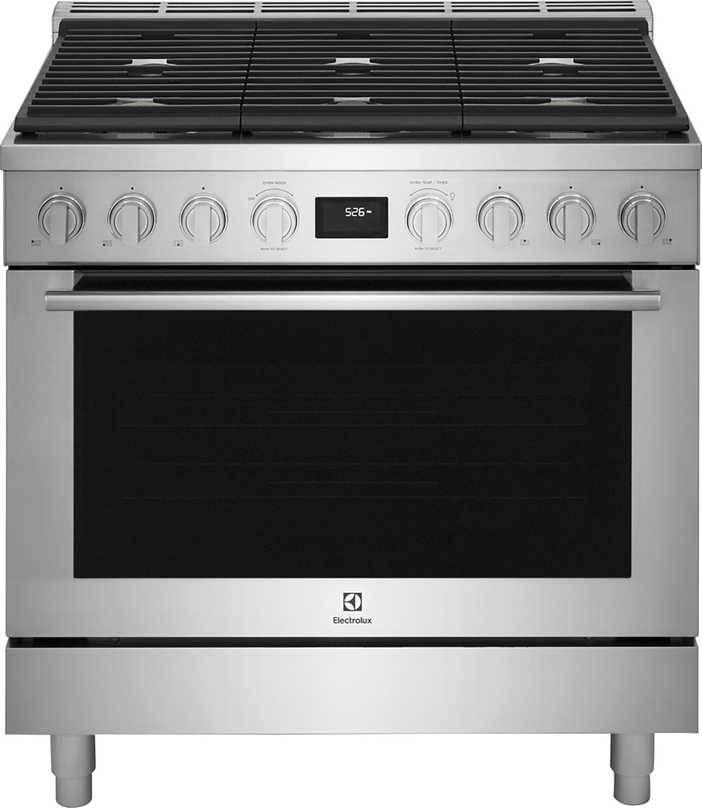 Electrolux Stainless Steel Freestanding Dual-Fuel Range (4.4 Cu. Ft.) - ECFD3668AS