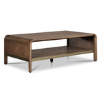 Elure 50" Waterfall Coffee Table - Latte