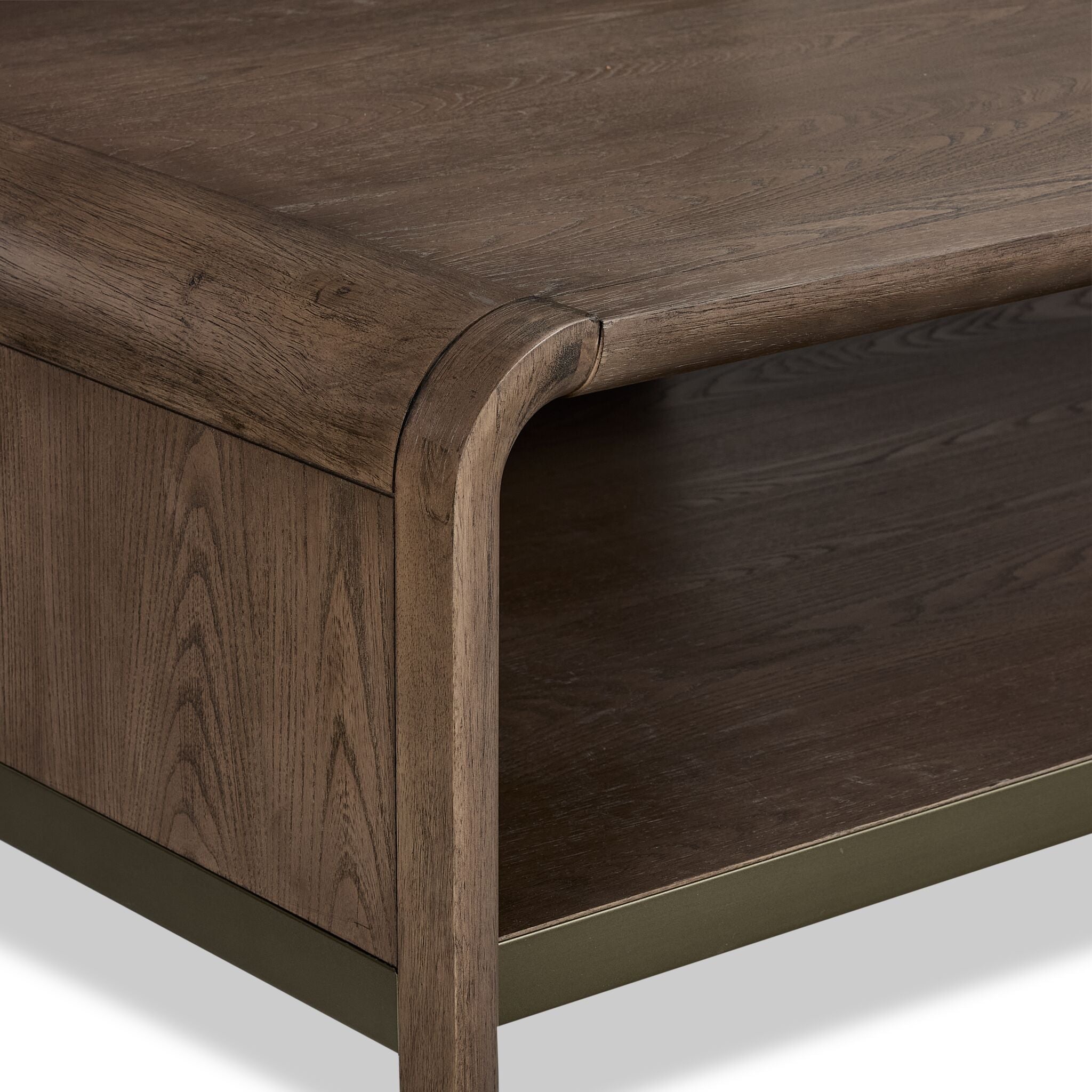 In Harmony - Elure 50" Waterfall Coffee Table - Latte