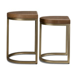 Elure 20" Bridges Nesting Tables - Latte