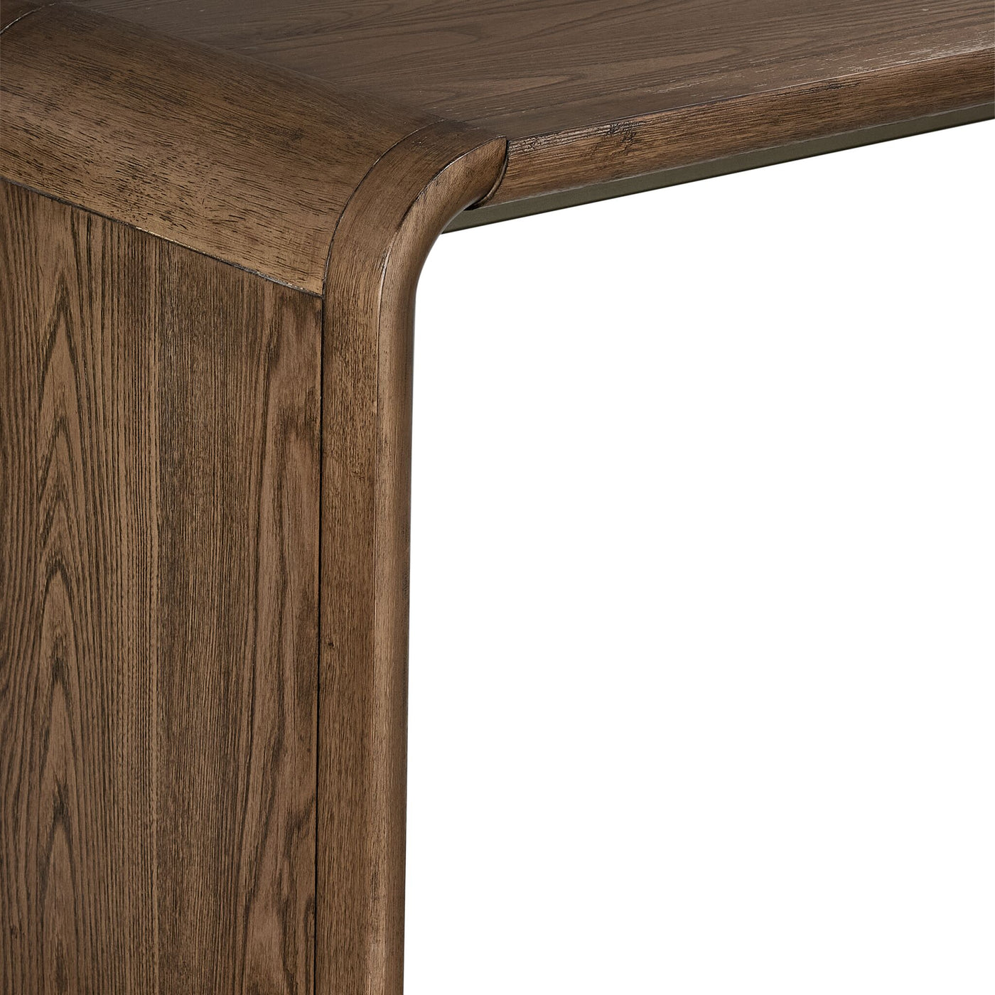 Elure 72" Waterfall Console Table - Latte