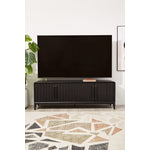 Elure 80" Console With Power Pack - Peppercorn