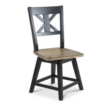 Ember Dining Swivel Chair - Espresso, Grey
