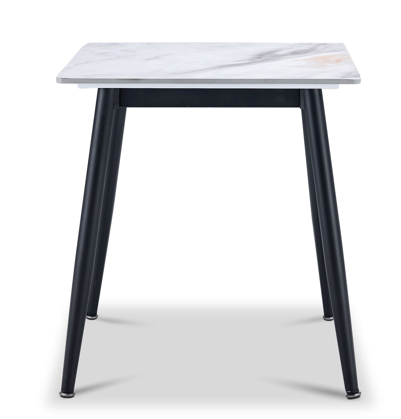 Emberly 21" End Table - Black & Grey Sintered Stone