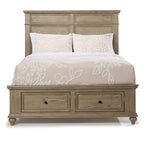 Emma 3-Piece Queen Storage Bed - Oak