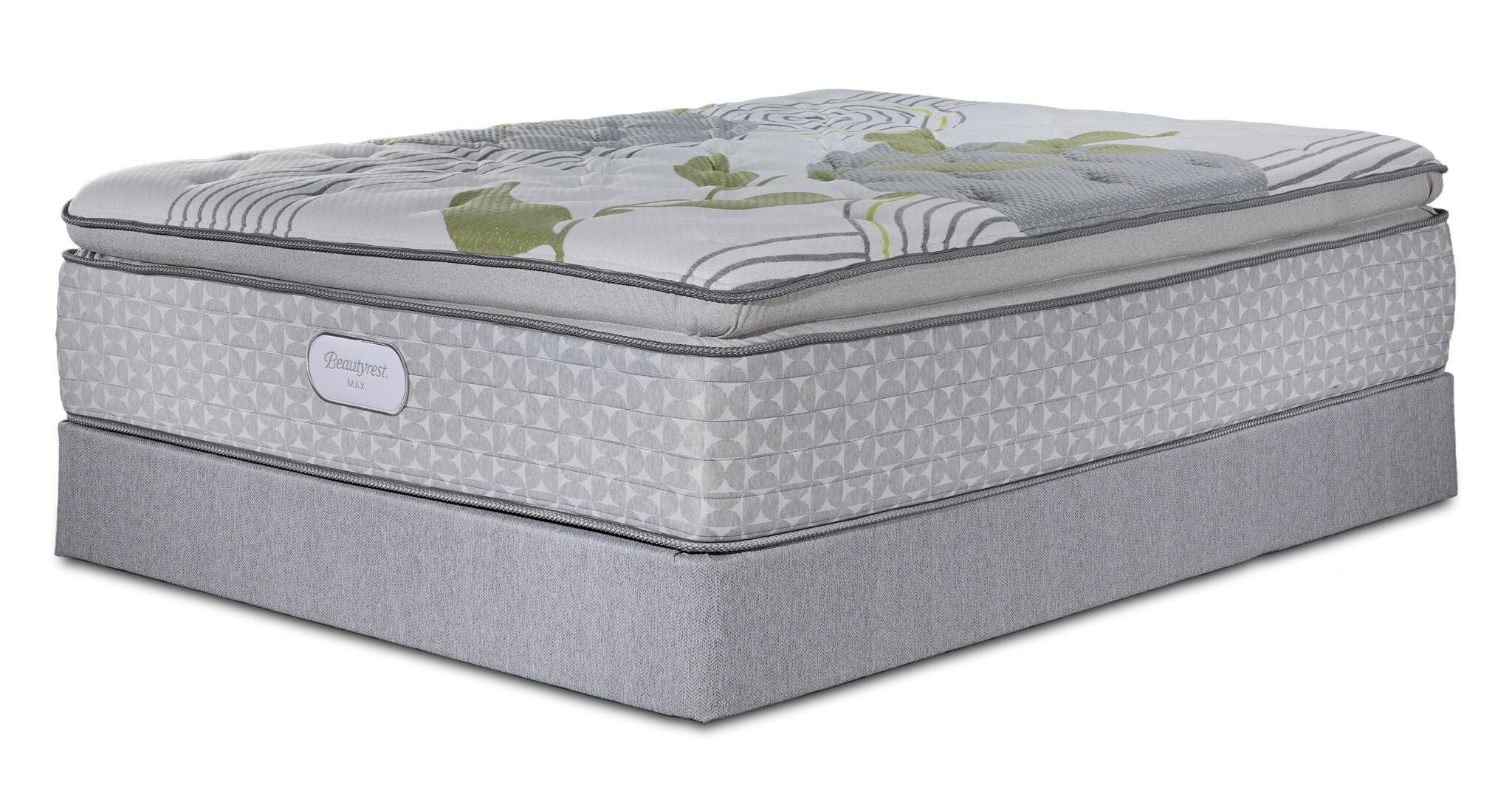 Beautyrest Max+ Essence Euro Top Luxury Firm Twin Mattress and Boxspring Set