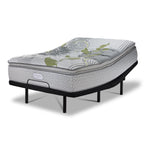 Beautyrest Max+ Valley Pillow Top Plush King Mattress and L2 Motion Pro Adjustable Base