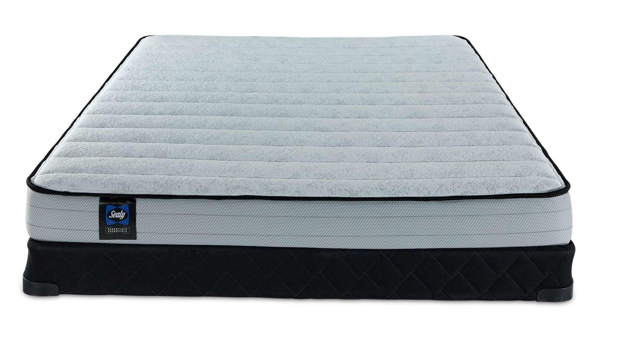 Sealy® Essentials Evan II Medium Full Mattress and Low-Profile Boxspring