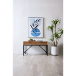 Feeling Connected Abstract Wall Art - Black & Blue