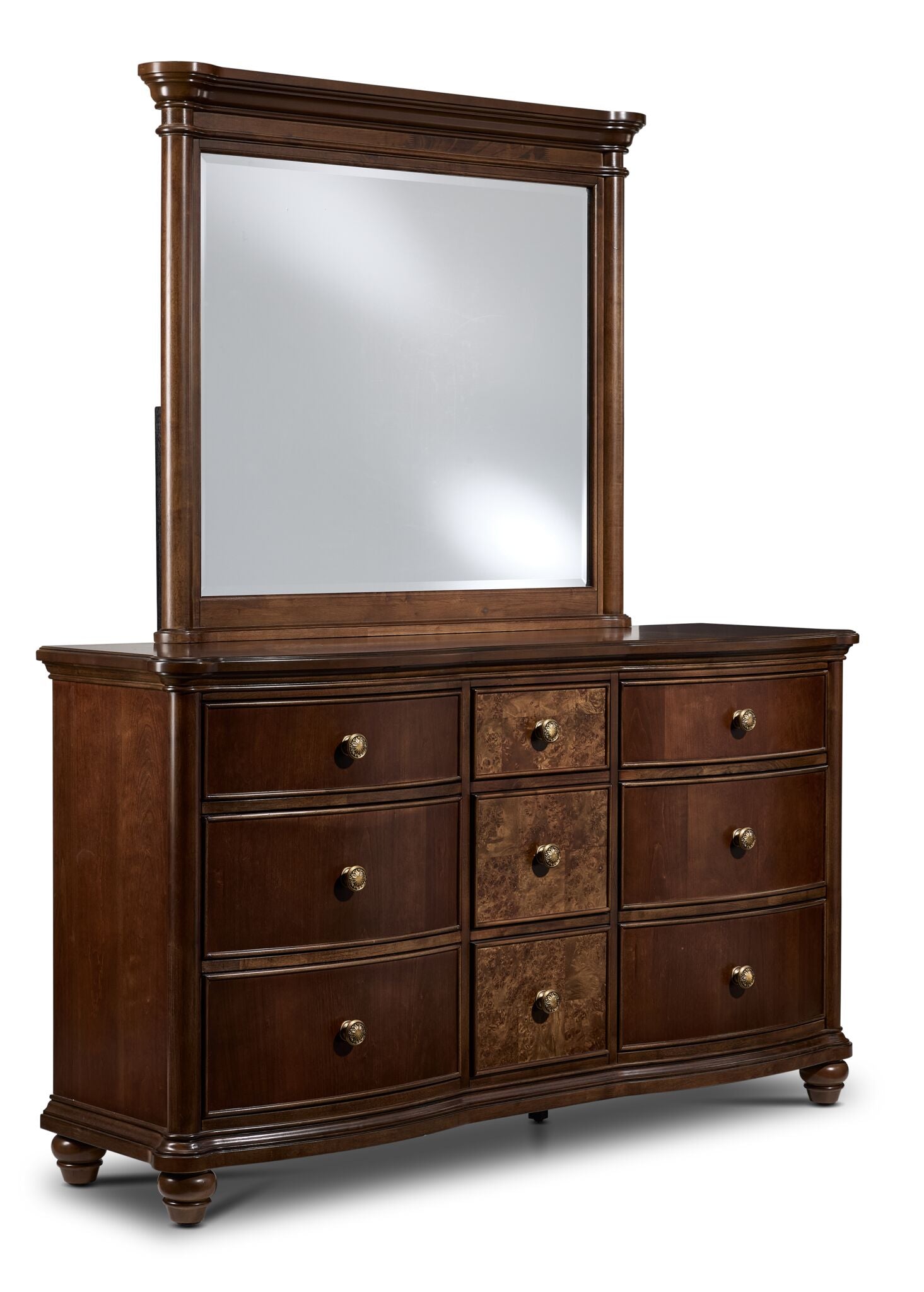 Florence 6 - Piece Queen Storage Bedroom Set - Brown