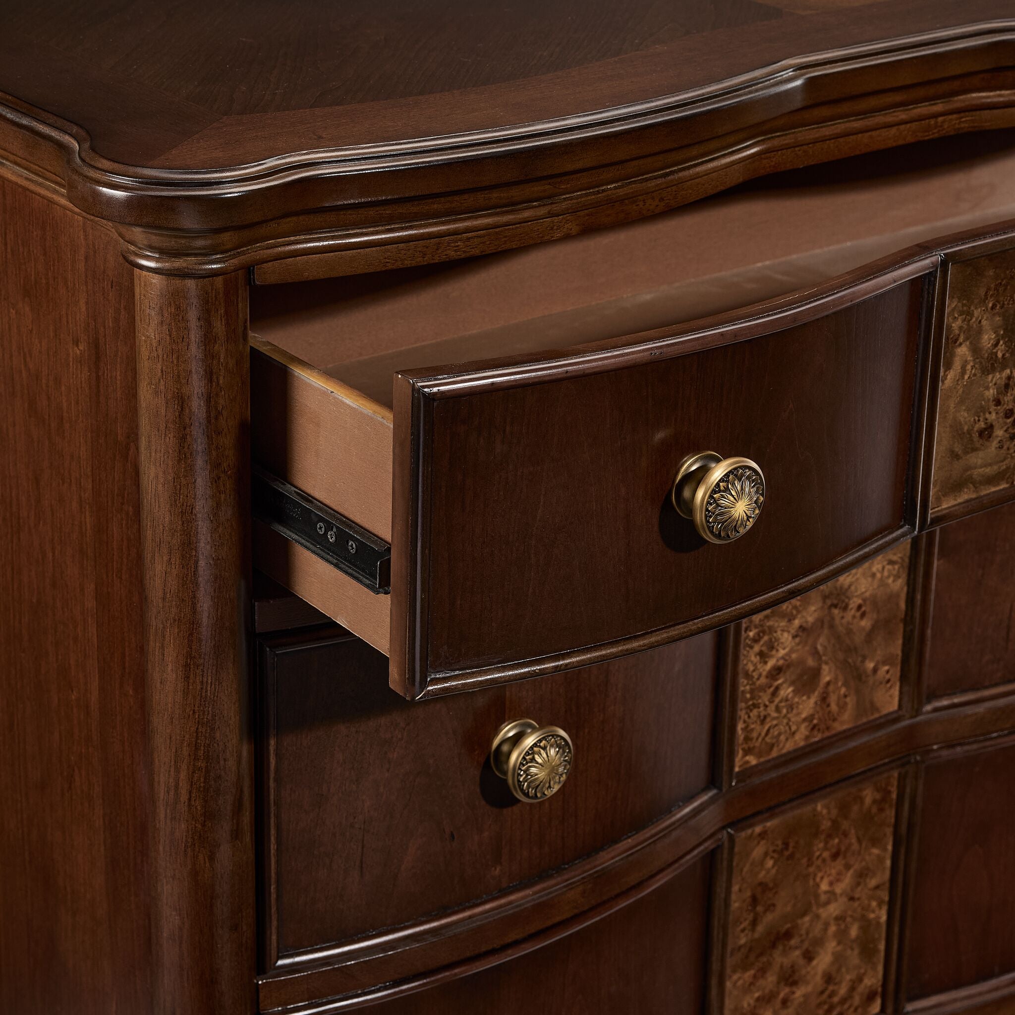Florence 5-Drawer Chest - Brown