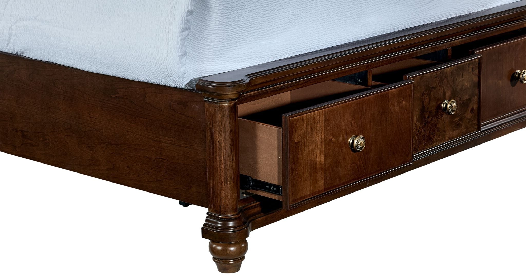 Florence 3 - Piece King Storage Bed - Brown