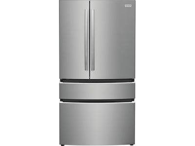 Frigidaire Gallery 36" 22 Cu. Ft. Smudge-Proof Stainless Steel Counter-Depth 4-Door French Door Refrigerator - GRMG2272CF