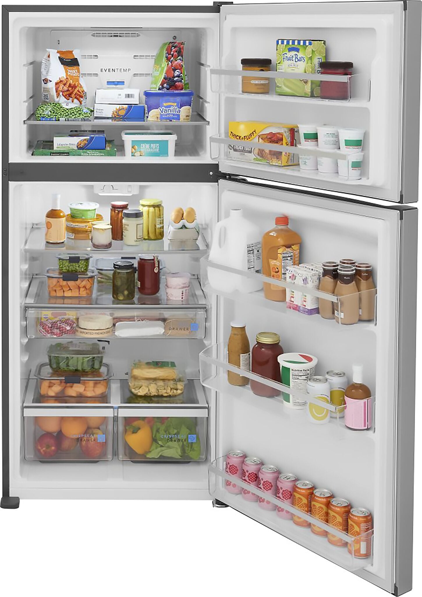 Frigidaire Gallery 30" 20 Cu. Ft. Stainless Steel Top-Freezer Refrigerator - GRTE2055AF
