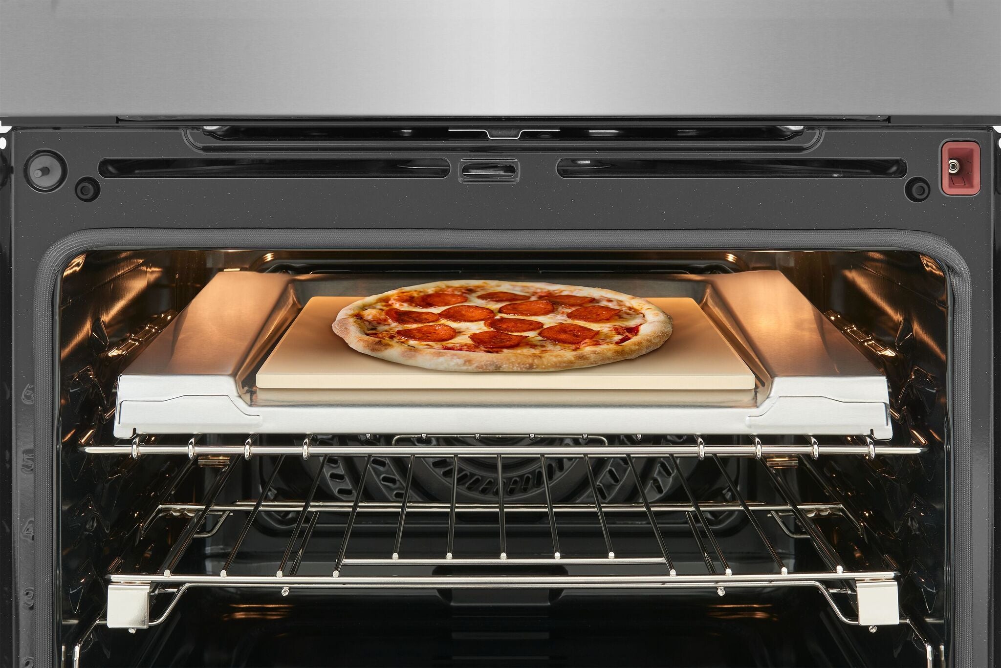 Frigidaire Professional Stainless Steel 30" Microwave (1.7 Cu. Ft.) Combination Wall Oven (5.3 Cu. Ft.) with Stone-Baked Pizza Mode - PCWM3085AF