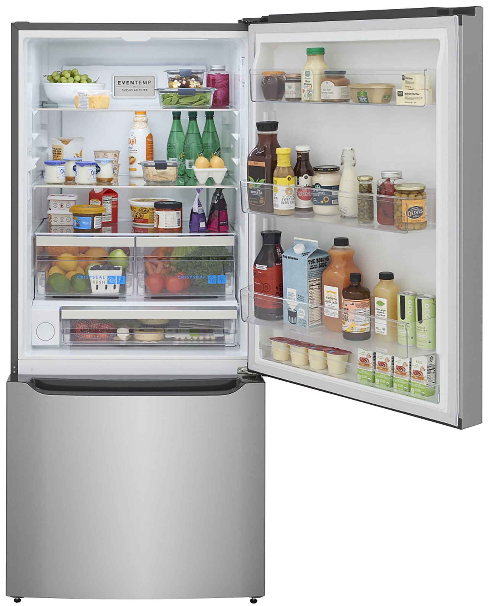 Frigidaire Gallery 30" 20.32 Cu. Ft. Smudge-Proof Stainless Steel Bottom-Freezer Refrigerator - GRBN2012AF