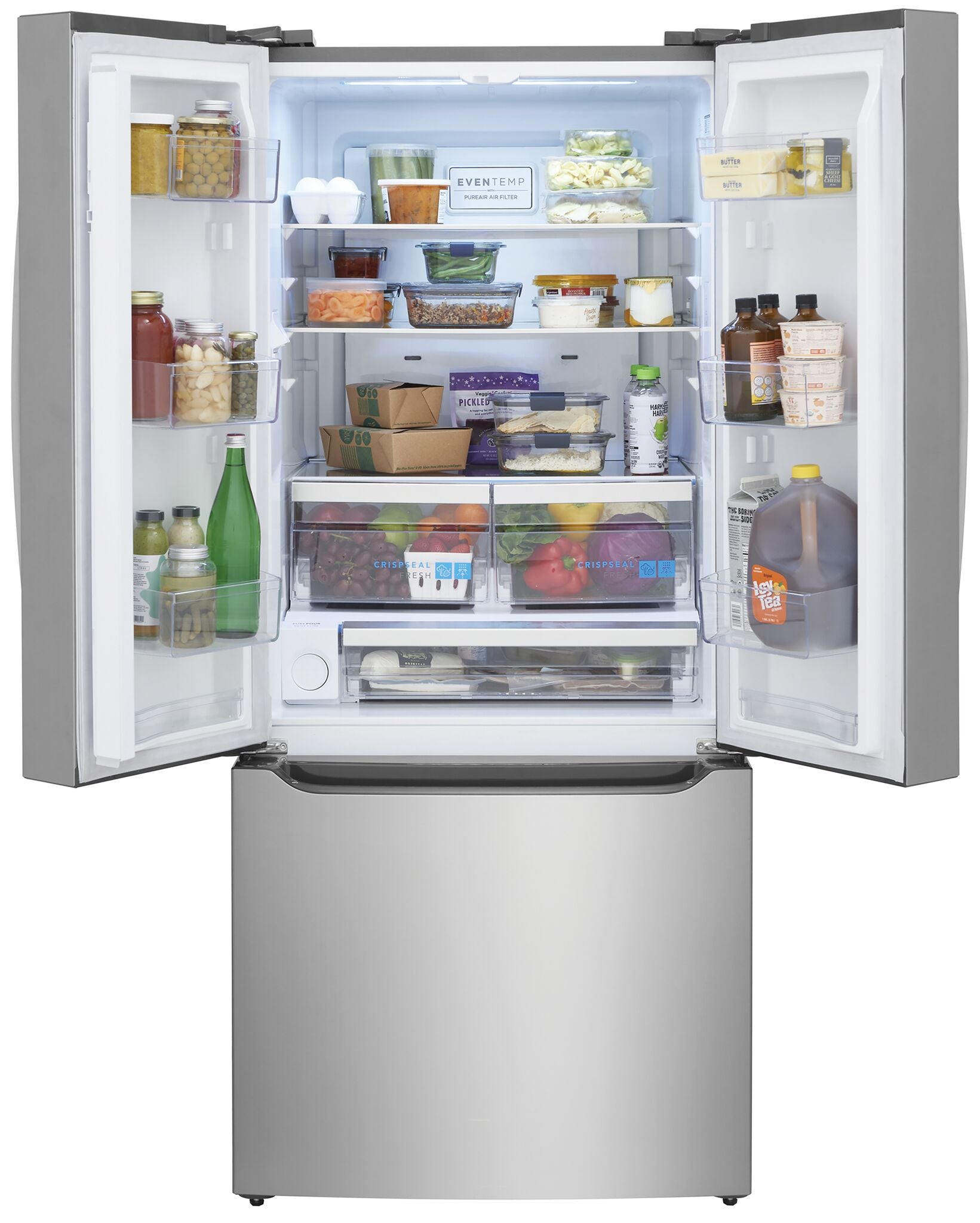 Frigidaire Gallery 30" 20 Cu. Ft. Smudge-Proof® Stainless Steel French Door Refrigerator - GRFN2023AF