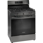 Frigidaire Black Stainless Steel Gas Freestanding Range with Air Fry (5.1 Cu. Ft.) - FCRG3083AD