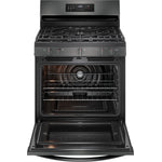 Frigidaire Black Stainless Steel Gas Freestanding Range with Air Fry (5.1 Cu. Ft.) - FCRG3083AD