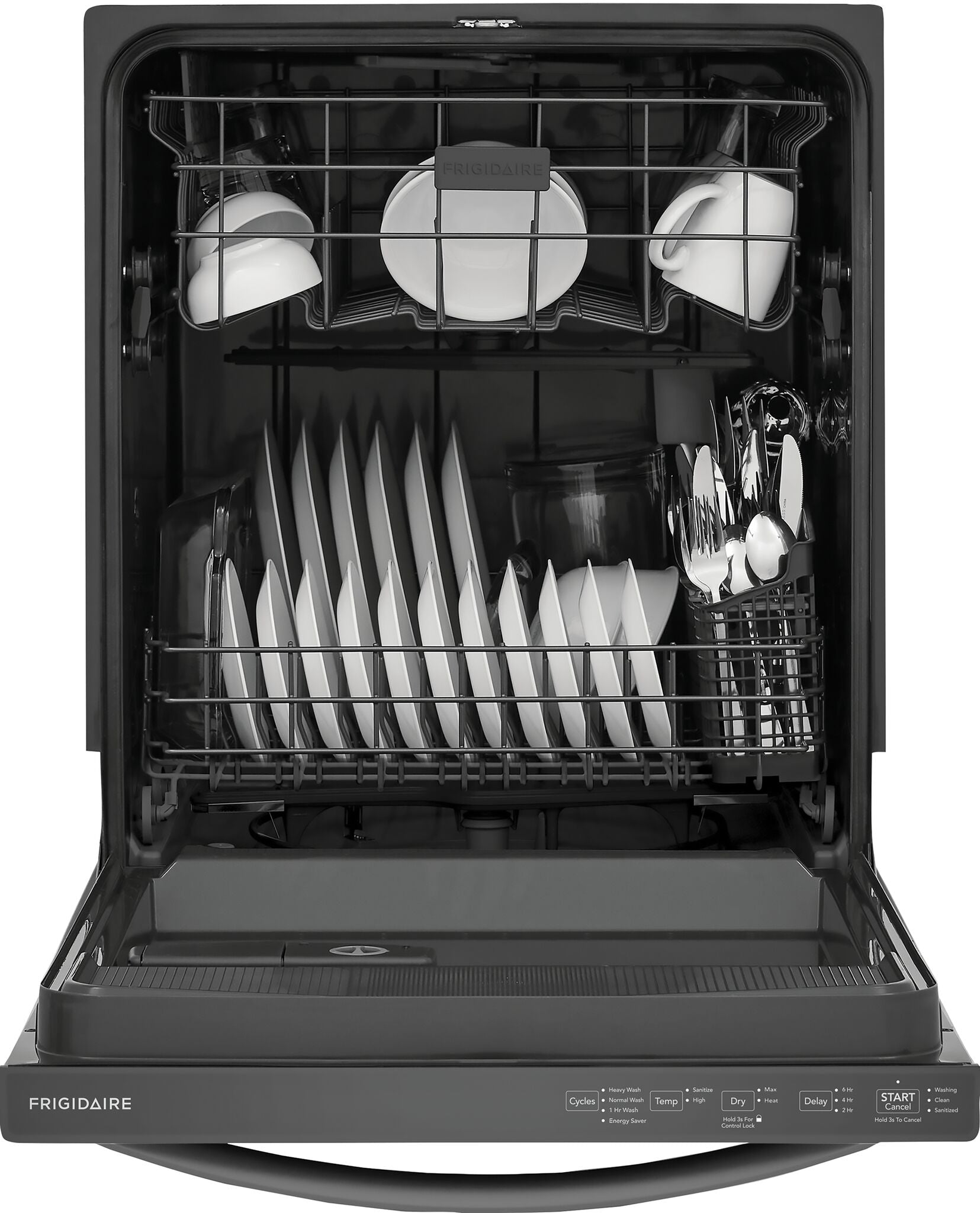 Frigidaire 24" Black Stainless Steel Built-In Dishwasher - FDPH4316AD
