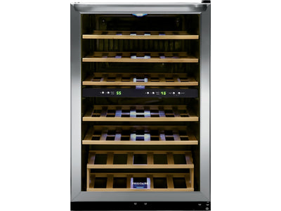 Frigidaire Stainless Steel 45-Bottle Dual Zone Wine Cooler (4.4 Cu. Ft.) - FRWW4543AS