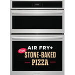 Frigidaire Gallery Stainless Steel 30" Electric Wall Oven and Microwave Combination with Stone-Baked Pizza (5.3 Cu. Ft.) - GCWM3070AF--