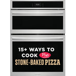 Frigidaire Gallery Stainless Steel 30" Electric Wall Oven and Microwave Combination with Stone-Baked Pizza (5.3 Cu. Ft.) - GCWM3070AF--
