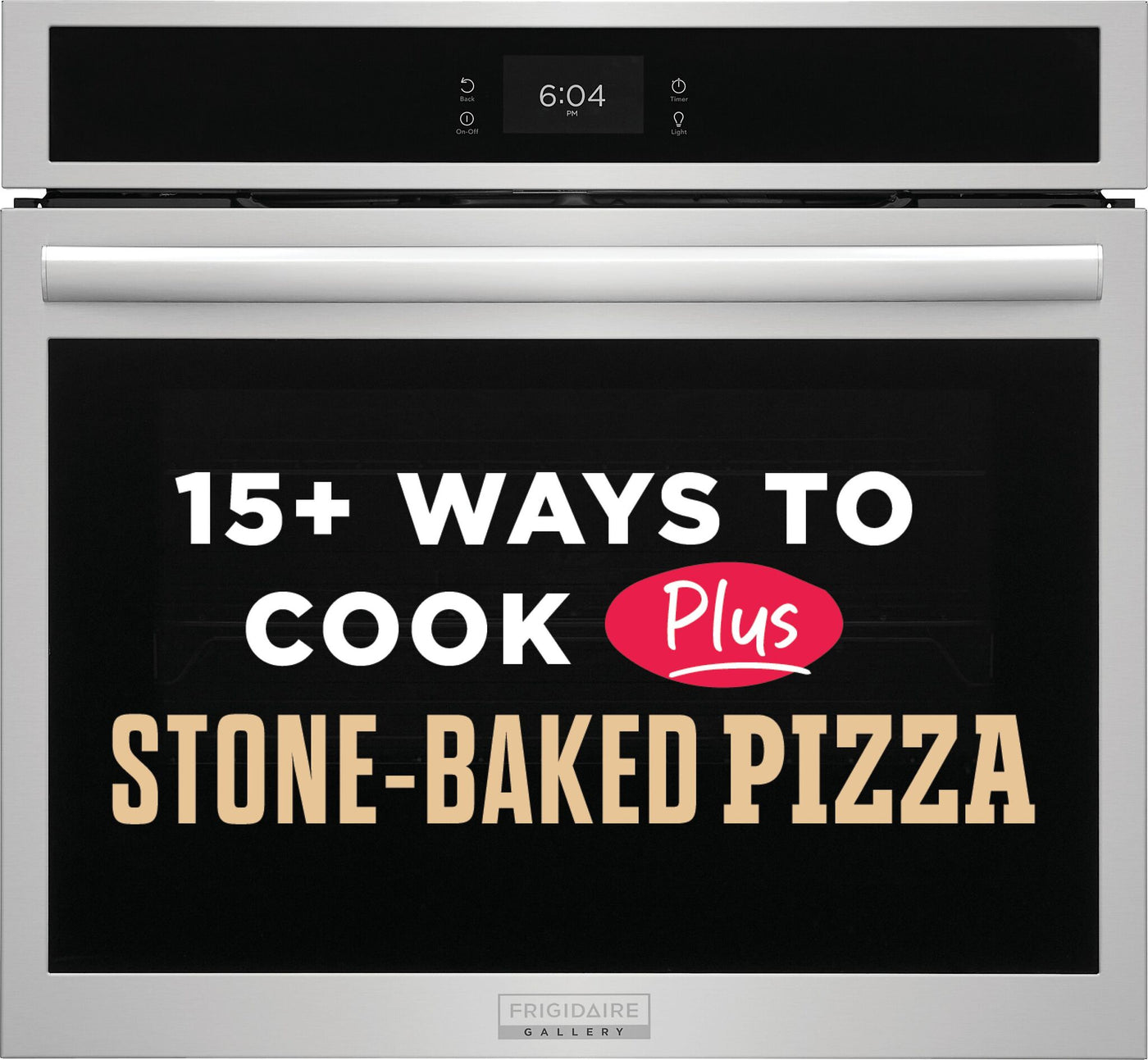 Frigidaire Gallery Stainless Steel 30" Single Electric Wall Oven with Stone-Baked Pizza (5.3 Cu. Ft.) - GCWS3070AF--