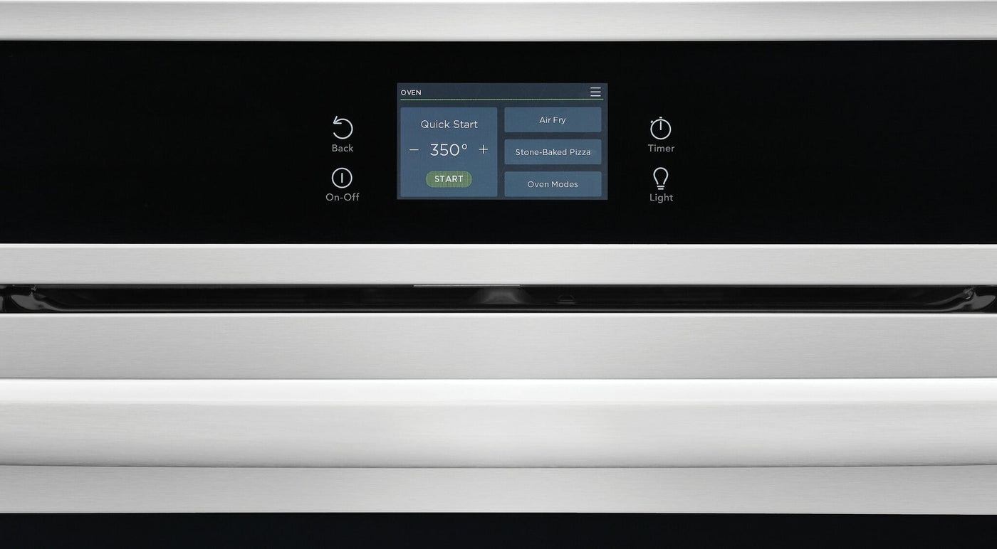 Frigidaire Gallery Stainless Steel 30" Single Electric Wall Oven with Stone-Baked Pizza (5.3 Cu. Ft.) - GCWS3070AF