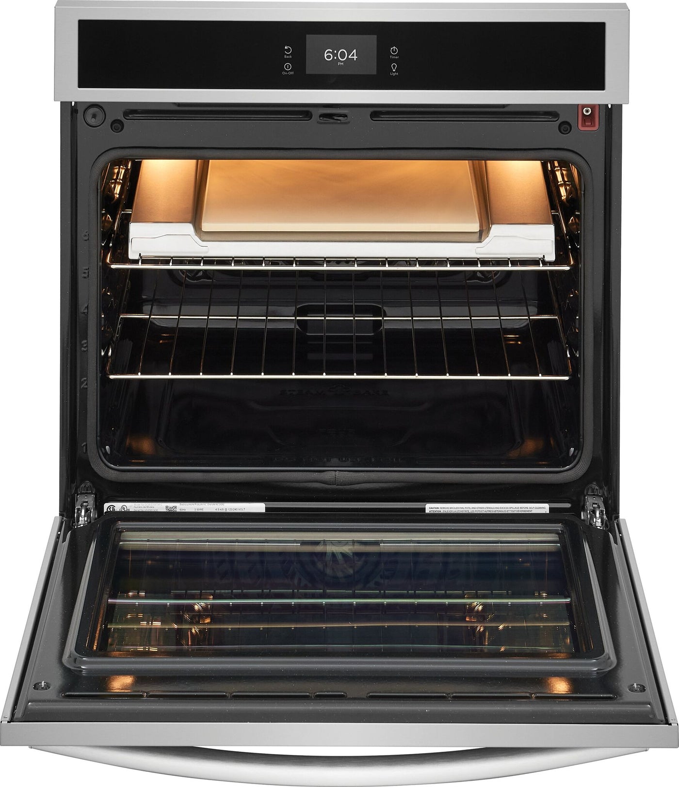 Frigidaire Gallery Stainless Steel 30" Single Electric Wall Oven with Stone-Baked Pizza (5.3 Cu. Ft.) - GCWS3070AF