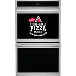 Frigidaire Gallery Stainless Steel 30" Double Electric Wall Oven with Stone-Baked Pizza (10.6 Cu. Ft.) - GCWD3070AF--