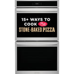 Frigidaire Gallery Stainless Steel 30" Double Electric Wall Oven with Stone-Baked Pizza (10.6 Cu. Ft.) - GCWD3070AF--