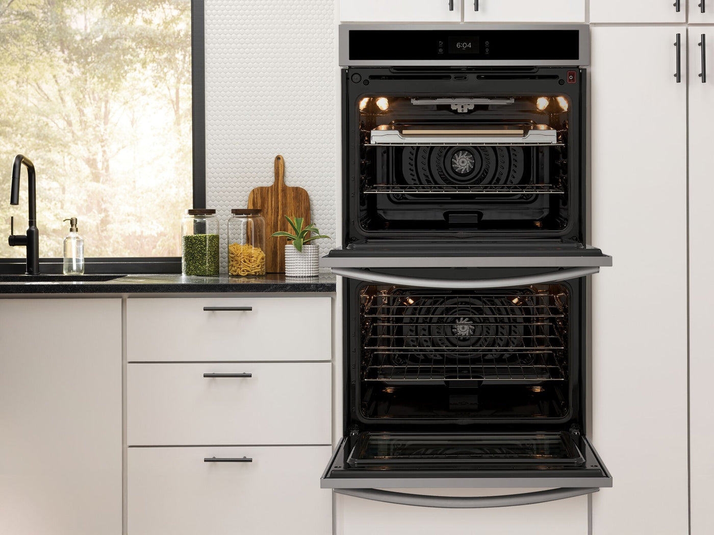 Frigidaire Gallery Stainless Steel 30" Double Electric Wall Oven with Stone-Baked Pizza (10.6 Cu. Ft.) - GCWD3070AF