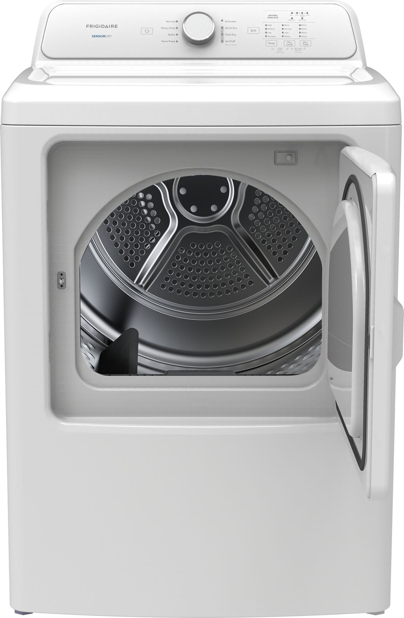 Frigidaire White Electric Top Load Dryer (7 Cu. Ft.) - FLVE700CAW