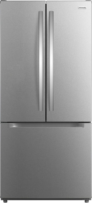 Frigidaire 30" 19.0 Cu. Ft. Stainless Steel Standard-Depth French Door Refrigerator – FRFN1801AF