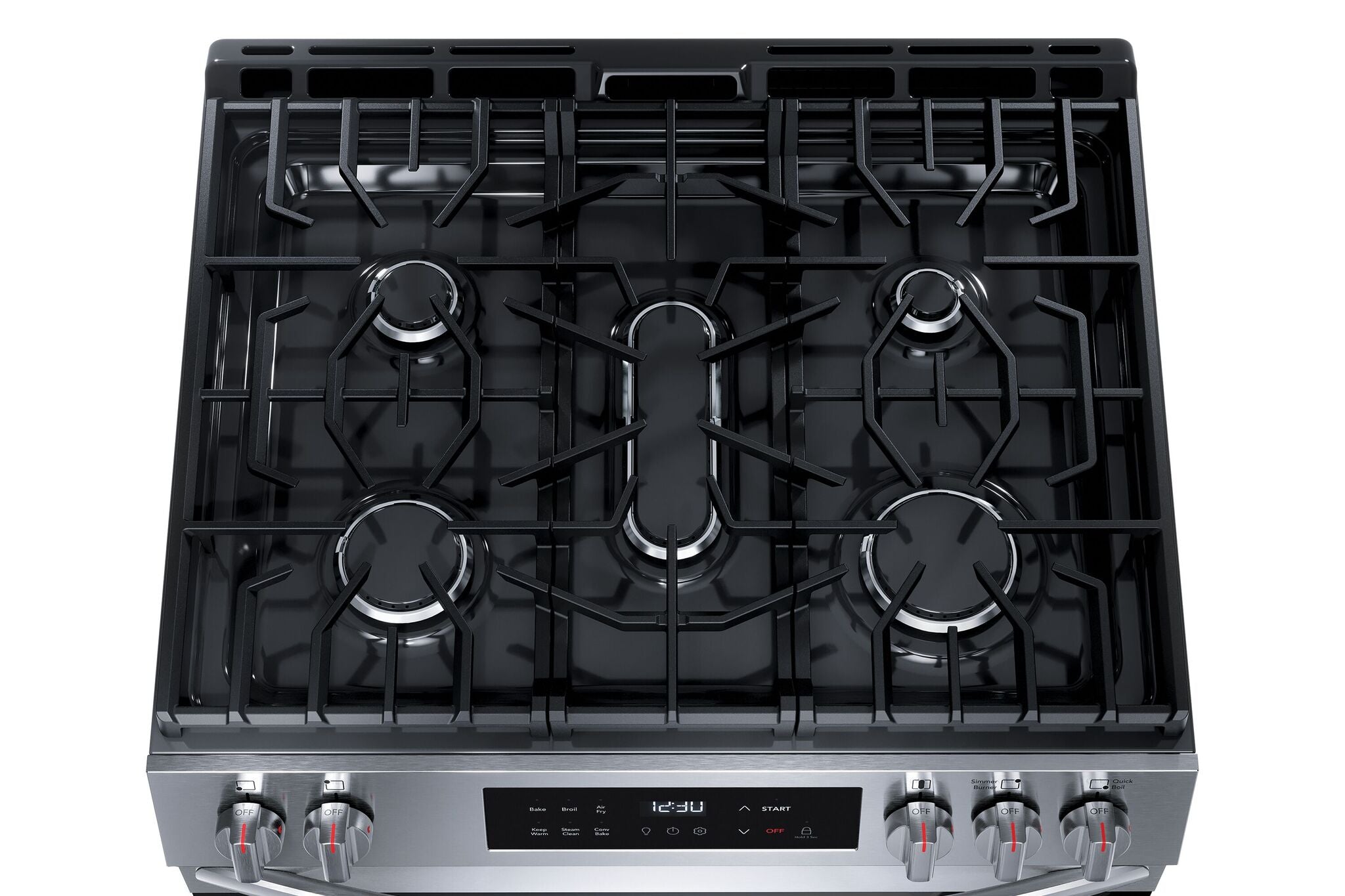 Frigidaire Stainless Steel 30" Front Control Gas Range with Air Fry - FCFG3082BS