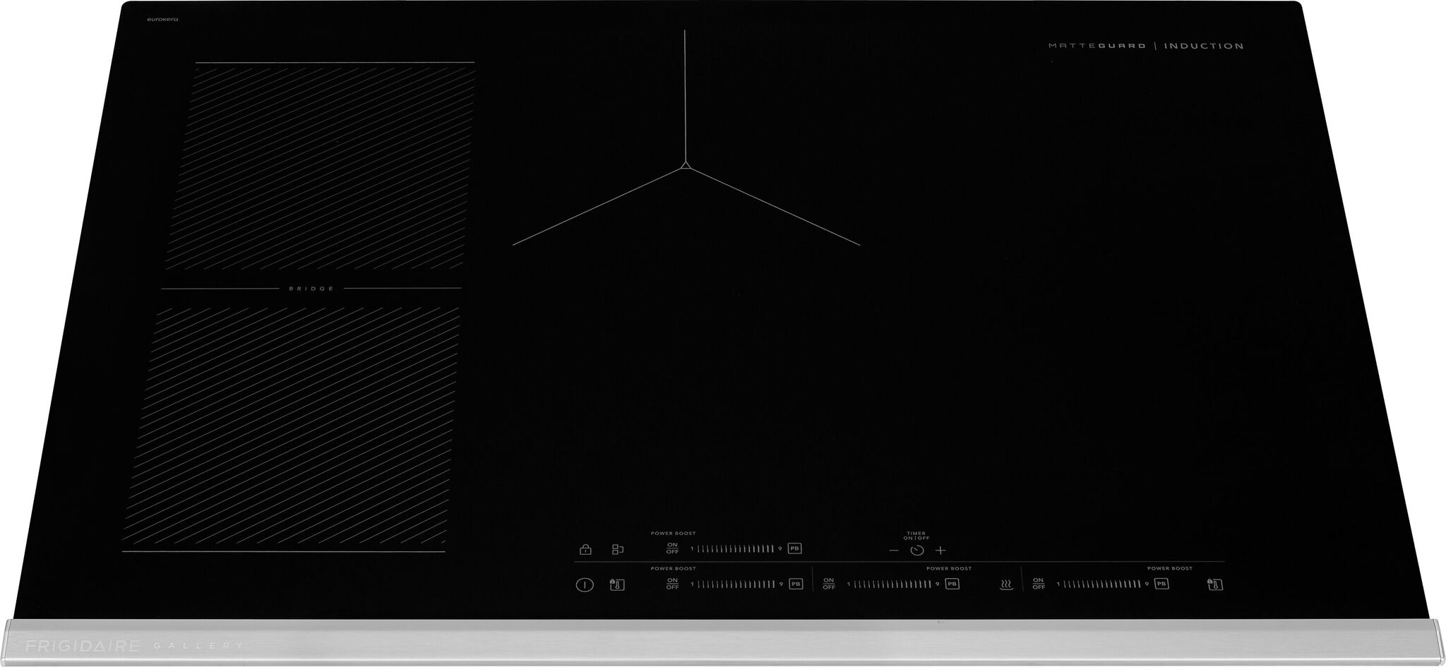 Frigidaire Gallery Stainless Steel 36" Induction Cooktop - GCCI3670BM